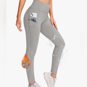 Women’s fleece warm gear legging like new worn